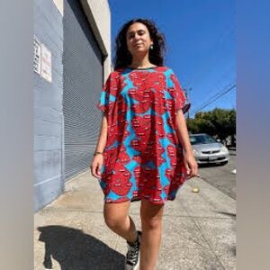 RARE Nooworks Mouths Circle Dress Excellent Condition Size Medium